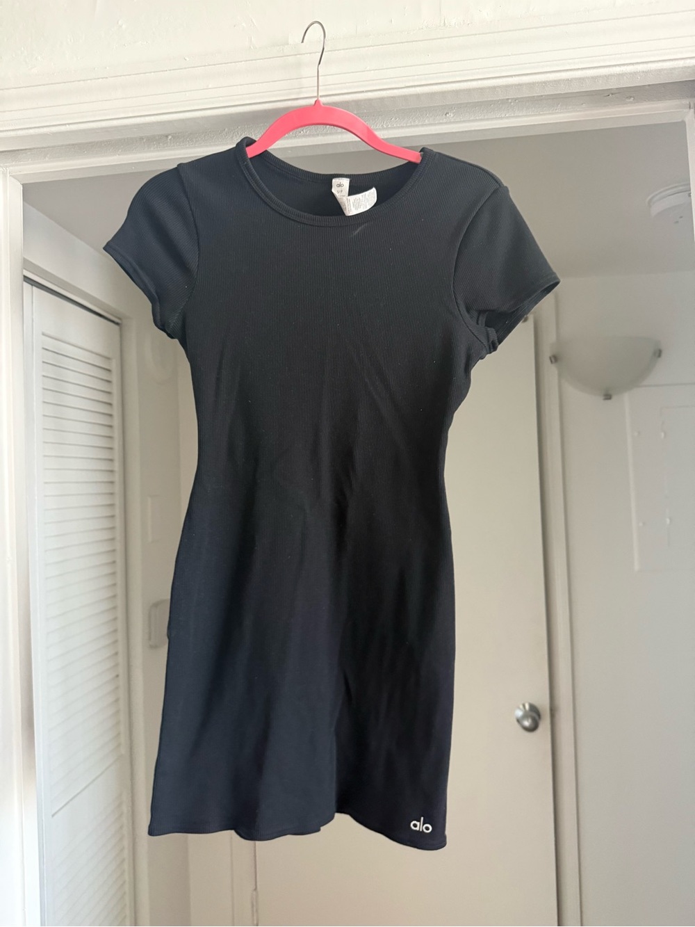 ALO Yoga Black Mini Dress